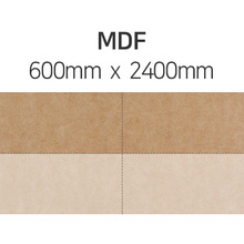[절단판매] MDF(두께선택) 600mm x 2400mm몰딩닷컴